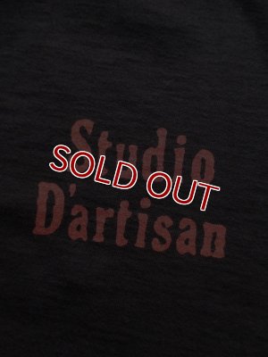 画像3: STUDIO D'ARTISAN 吊り編み天竺 PRINT T-SHIRT  9698A