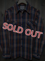 STUDIO D'ARTISAN ORG FLANNEL CHECK L/S WORK SHIRT 5471 