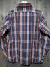 画像2: STUDIO D'ARTISAN ORG FLANNEL CHECK L/S WORK SHIRT 5471  (2)