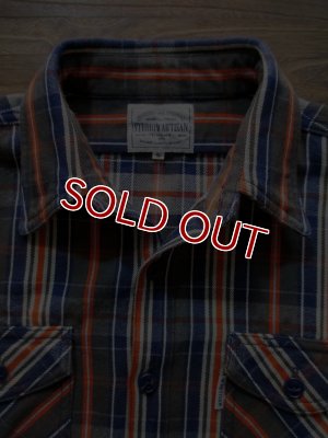 画像3: STUDIO D'ARTISAN ORG FLANNEL CHECK L/S WORK SHIRT 5471 