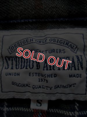 画像11: STUDIO D'ARTISAN ORG FLANNEL CHECK L/S WORK SHIRT 5471 