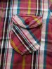 画像4: STUDIO D'ARTISAN ORG FLANNEL CHECK L/S WORK SHIRT 5481