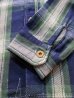 画像5: STUDIO D'ARTISAN INDIGO CHECK WORK SHIRT 5538 (GREEN)