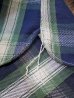 画像7: STUDIO D'ARTISAN INDIGO CHECK WORK SHIRT 5538 (GREEN)