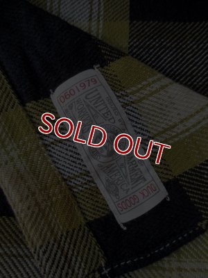 画像8: STUDIO D'ARTISAN INDIGO CHECK WORK SHIRT 5538 (YELLOW)