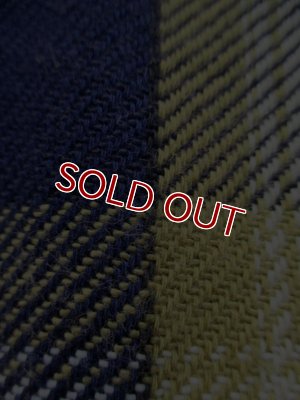 画像7: STUDIO D'ARTISAN INDIGO CHECK WORK SHIRT 5538 (YELLOW)