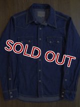 STUDIO D'ARTISAN DENIM WESTERN SHIRT D5536
