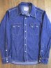 画像1: STUDIO D'ARTISAN DENIM WESTERN SHIRT D5536 (1)