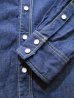 画像4: STUDIO D'ARTISAN DENIM WESTERN SHIRT D5536