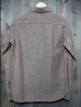 画像2: STUDIO D'ARTISAN CHAMBRAY L/S WORK SHIRT 5506 (BROWN) (2)