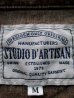 画像10: STUDIO D'ARTISAN CHAMBRAY L/S WORK SHIRT 5506 (BROWN)