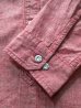 画像5: STUDIO D'ARTISAN CHAMBRAY L/S WORK SHIRT 5506 (RED)