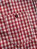 画像5: JOE McCOY 8 HOUR UNION GINGHAM CHECK SHIRT S/S Lot.902W MS14035 (RED)