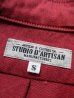 画像10: STUDIO D'ARTISAN L/S BUTTON-DOWN SHIRT 5435 (RED)