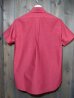 画像2: STUDIO D'ARTISAN S/S BUTTON-DOWN SHIRT 5432 (RED) (2)