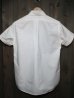 画像2: STUDIO D'ARTISAN S/S BUTTON-DOWN SHIRT 5432 (WHITE) (2)