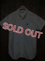 STUDIO D'ARTISAN S/S BUTTON-DOWN SHIRT 5432 (WHITE)