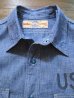 画像3: THE REAL McCOY'S NAVY CHAMBRAY SHIRT MS10102