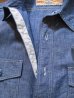 画像8: THE REAL McCOY'S NAVY CHAMBRAY SHIRT MS10102