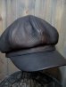 画像2: JOE McCOY LEATHER CASQUETTE / DEERSKIN MA11112 (2)