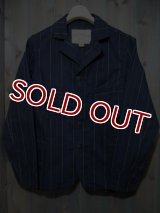 JOE McCOY DOUBLE DIAMOND STRIPE SACK COAT Lot.478 MJ13022