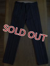 JOE McCOY DOUBLE DIAMOND STRIPE WORK TROUSERS Lot. 448 MP13021