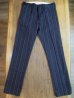 画像1: JOE McCOY DOUBLE DIAMOND STRIPE WORK TROUSERS Lot. 448 MP13021 (1)