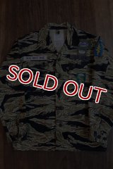 THE REAL McCOY'S TIGER SHIRT ADS L/S DOG SHIT ONE MJ14009