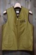 画像1: THE REAL McCOY'S ALPACA VEST MJ15109 [KHAKI・STENCIL] (1)