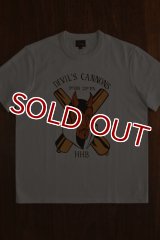 THE REAL McCOY'S MILITARY TEE / DEVIL'S CANNONS