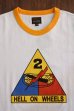 画像3: THE REAL McCOY'S MILITARY TEE / HELL ON WHEELS WHITE/Y