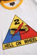 画像4: THE REAL McCOY'S MILITARY TEE / HELL ON WHEELS WHITE/Y