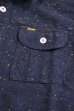 画像8: STUDIO D'ARTISAN Cotton wool NEP dungaree L/S work shirt  5573
