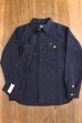 画像5: STUDIO D'ARTISAN Cotton wool NEP dungaree L/S work shirt  5573