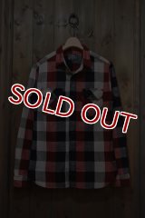 STUDIO D'ARTISAN INDIGO CHECK L/S WORK SHIRT 5569B