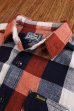 画像6: STUDIO D'ARTISAN INDIGO CHECK L/S WORK SHIRT 5569B