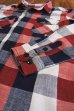 画像9: STUDIO D'ARTISAN INDIGO CHECK L/S WORK SHIRT 5569B