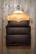 画像2: JOE McCOY MOUTON COLLAR LEATHER DOWN VEST MJ16153 (2)