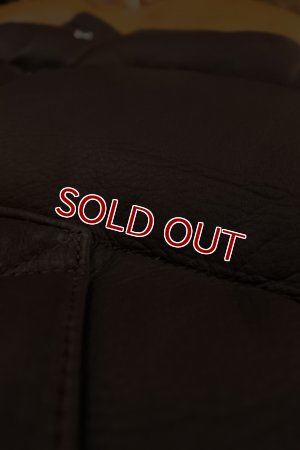画像18: JOE McCOY MOUTON COLLAR LEATHER DOWN VEST MJ16153
