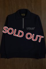 THE REAL McCOY'S USAAF 1/4 ZIP SWEATSHIRT MC16102