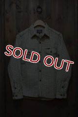 STUDIO D'ARTISAN INDIGO DOBBY L/S SHIRT 5581