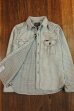 画像4: STUDIO D'ARTISAN INDIGO DOBBY L/S SHIRT 5581