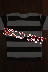 STUDIO D'ARTISAN TSURI-AMI BORDER T-SHIRT  9796 (WHxBK)