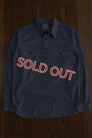 画像3: JOE McCOY 8 HOUR UNION CHAMBRAY PULLOVER SHIRT MS17038
