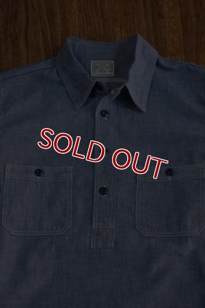 画像8: JOE McCOY 8 HOUR UNION CHAMBRAY PULLOVER SHIRT MS17038