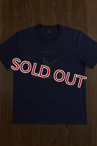 THE REAL McCOY'S MILITARY TEE / EAGLE STENCIL