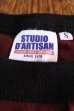 画像6: STUDIO D'ARTISAN RAGLAN T-SHIRT 7分袖 9872A BGxBK