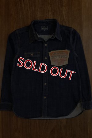 画像3: STUDIO D'ARTISAN SUVIN GOLD DENIM SHIRT D5595