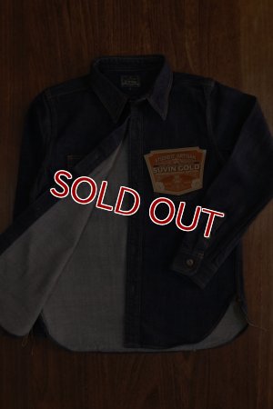 画像4: STUDIO D'ARTISAN SUVIN GOLD DENIM SHIRT D5595