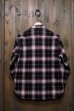 画像2: STUDIO D'ARTISAN CHECK L/S WORK SHIRT 5599 / RED (2)
